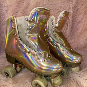 Impala Rollerskates Women's Quad Skates, Size 8- Marawa Rose Gold